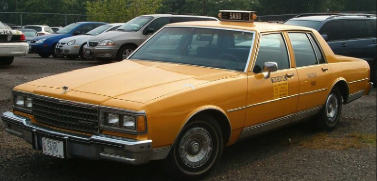 1980-1985 Chevrolet Caprice vintage NYC yellow taxi film car