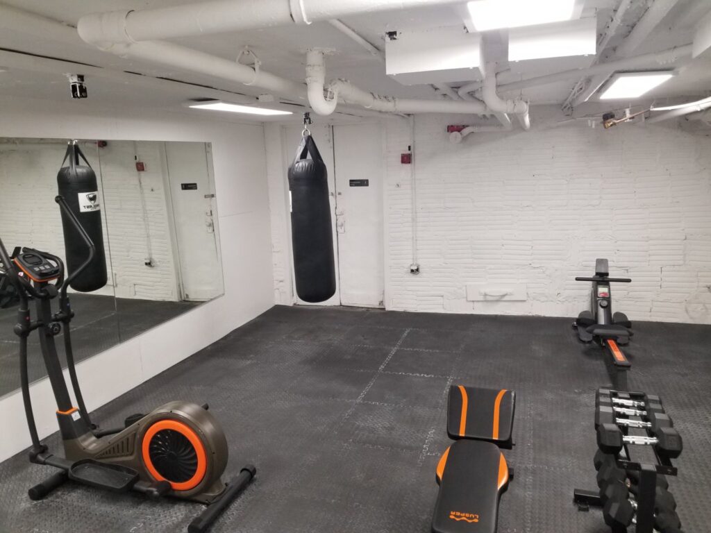 Taxi Clubhouse gym room